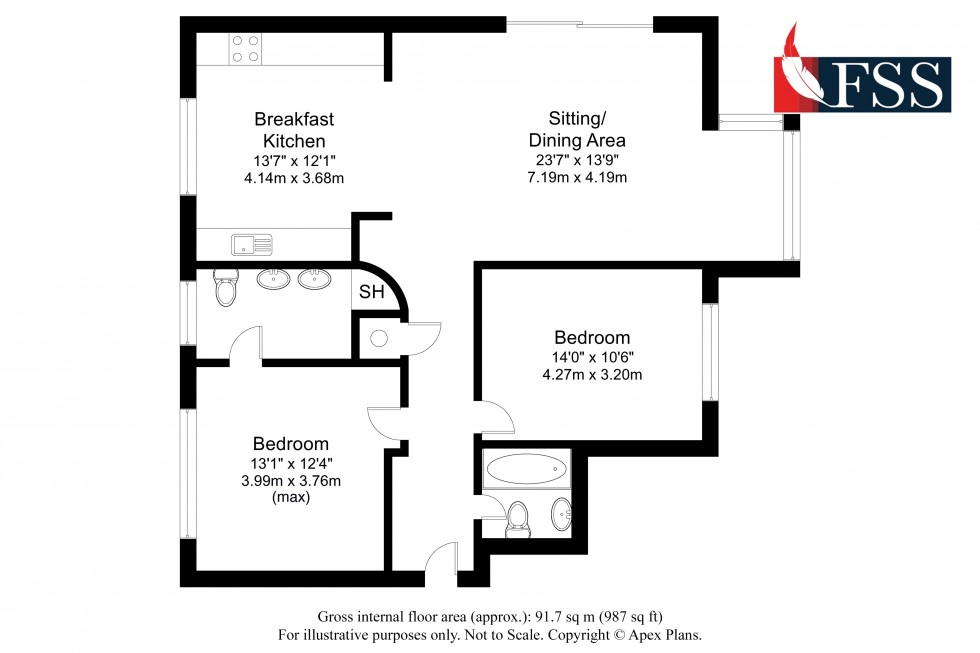 Floorplan for                                                         
                                                    