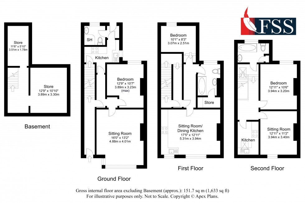 Floorplan for                                                         
                                                    