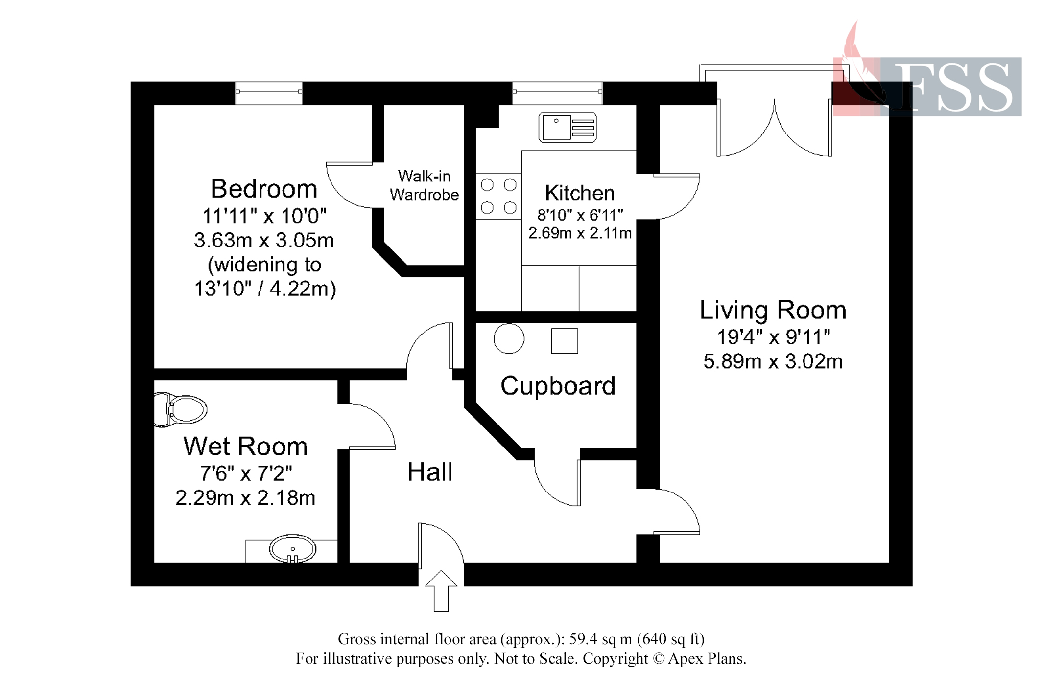 Floorplan for                                                         
                                                    