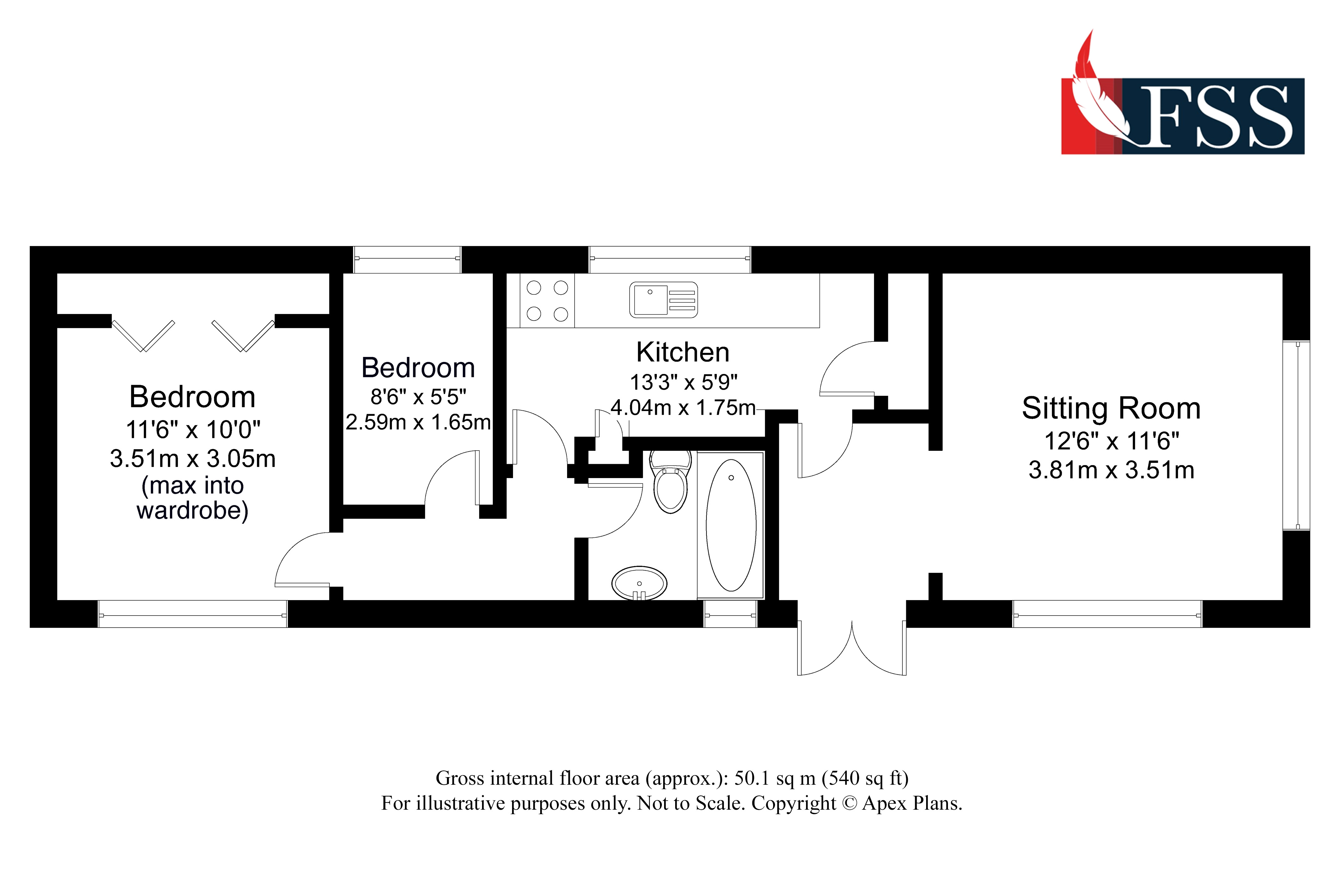 Floorplan for                                                         
                                                    